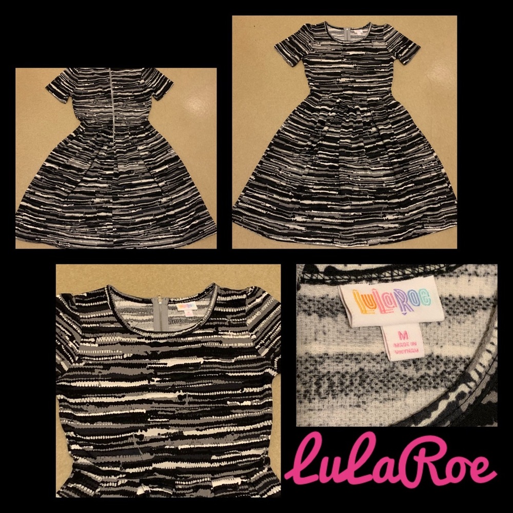 B&W LuLaRoe Dress